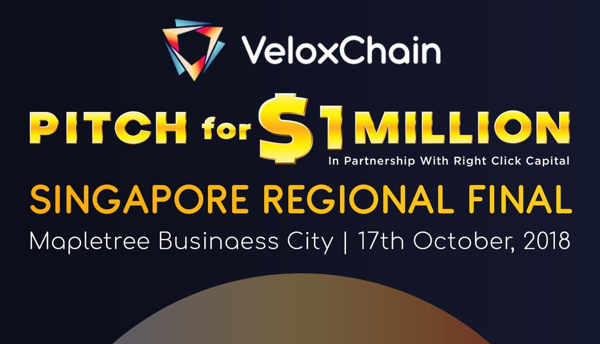 VeloxChain's tweet photo. 2 days left till our pitch at @StartConHQ - Pitch for $1 Million Singapore Regional Final!

#VeloxChain team is so excited to share our project - a Blockchain-based Decentralised Mobility Network. 

Give us a shout if you'll be there!! https://t.co/OkA1MewpU9