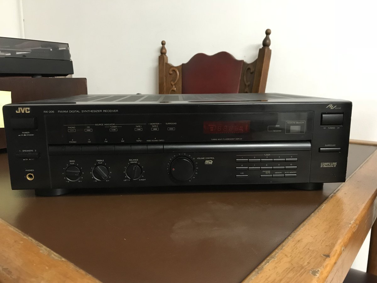 jvc rx 206 digital synthesizer receiver jvc rx 206 digital synthesizer receiver
