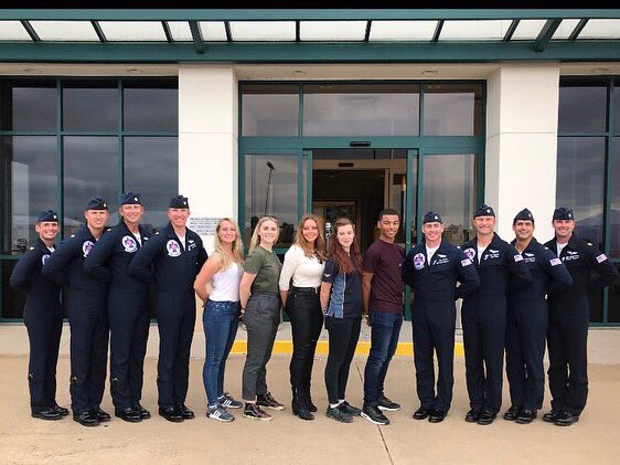 aircadets's tweet image. What a day the cadets @carolvorders have had at the Alliance Air Show. Incredible displays and the icing on the cake; meeting the @AFThunderbirds. Thanks to @LockheedMartin who’ve been the most accommodating hosts. We’ll be up bright and early to see @thef35  production line.