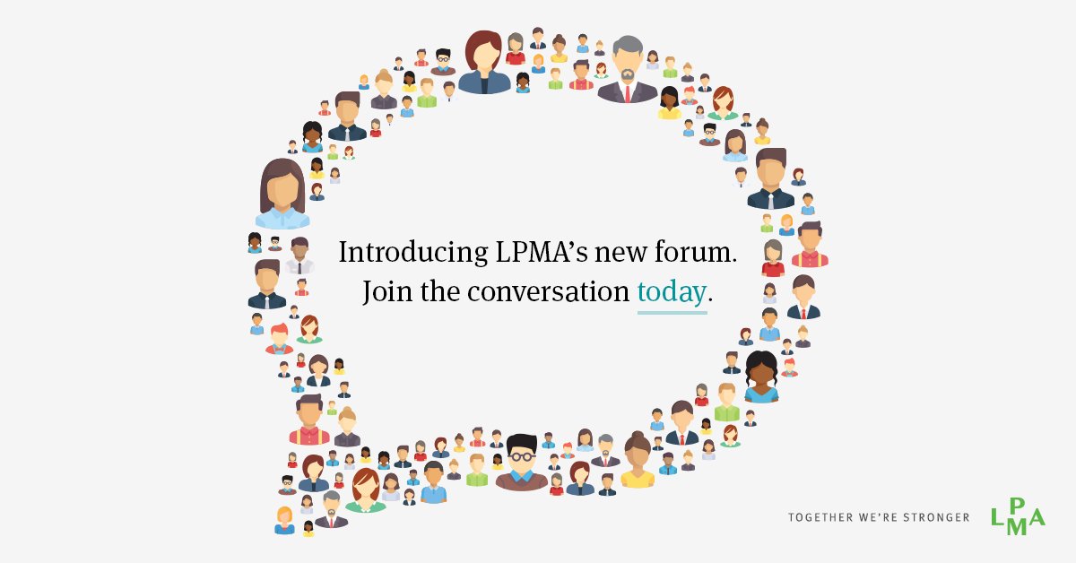 lpmassoc's tweet photo. We are so excited to officially launch the brand new LPMA Forum; the perfect place to share your ideas for growth and to find solutions for industry challenges.

Join the conversation today! https://t.co/oae5Fiel6J https://t.co/6HgH7QHRrx