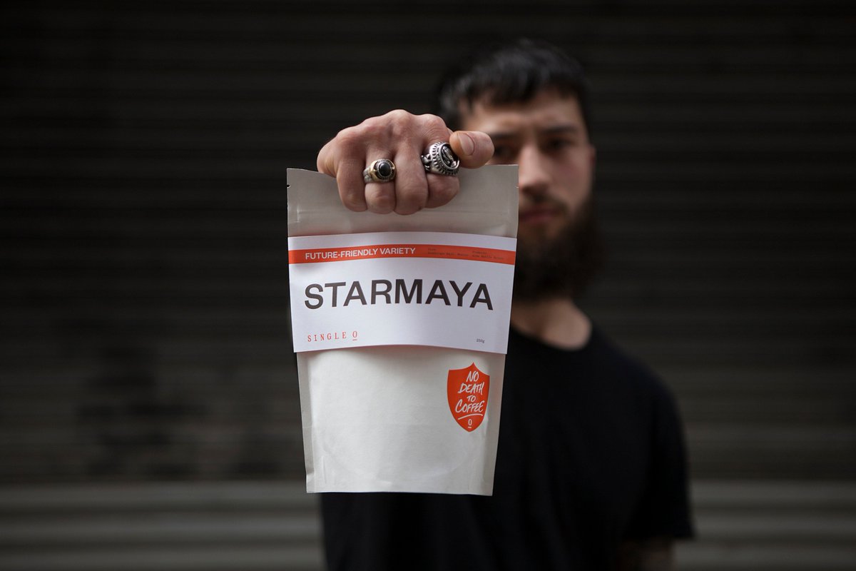 single_o's tweet photo. Introducing ‘Starmaya’, a new variety that’s not only climate-resilient & tastes delicious, but is also the first of many new varieties to come that will give coffee farmers better access to superior crops. #nodeathtocoffee Available online: https://t.co/jk31G9cyq1 https://t.co/QoLfkDmbYq