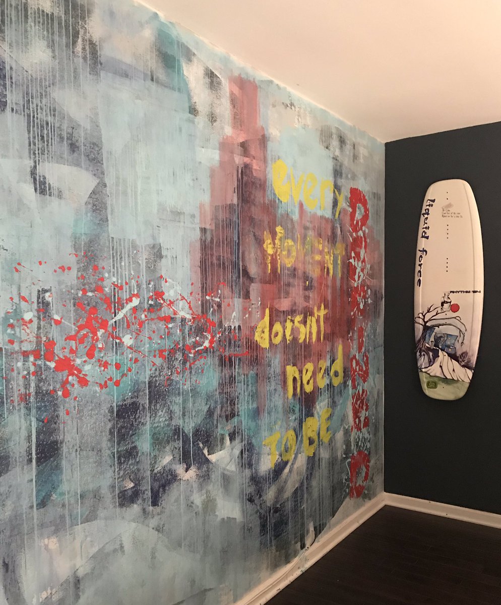 Bojitt3's tweet photo. “Every moment doesn’t need to be defined “ - @swamp1313  #bojitt #contemporaryart #originalart #abstractart #chicago #artcollector #interiordesign #interiorwallart #chicagoapartments #chicagoart #mural #wall #buyart https://t.co/B7sSyziRHB