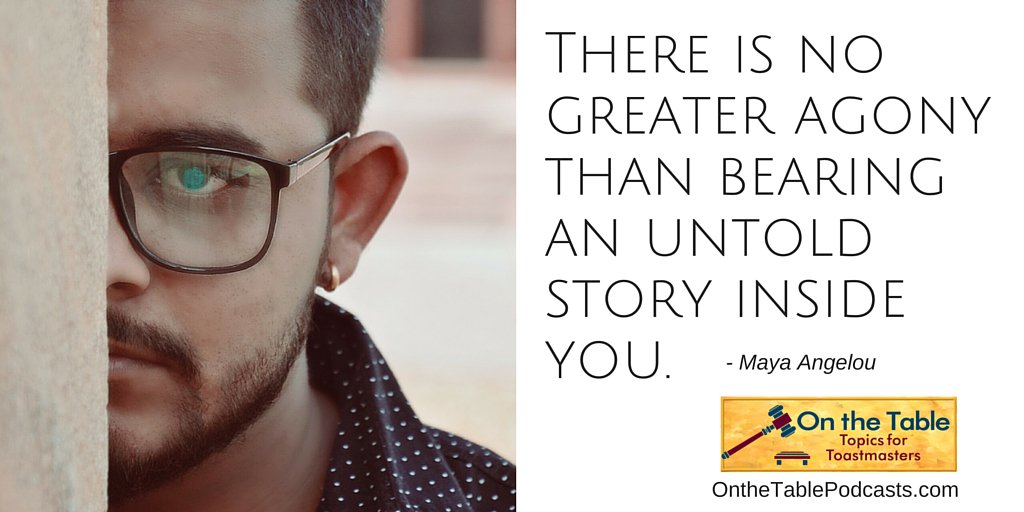 #face your #fears #tell your #story #communication <a href="/Toastmasters/">Toastmasters</a> #Toastmasters #podcast #leadership #publicspeaking bit.ly/1OJLruj