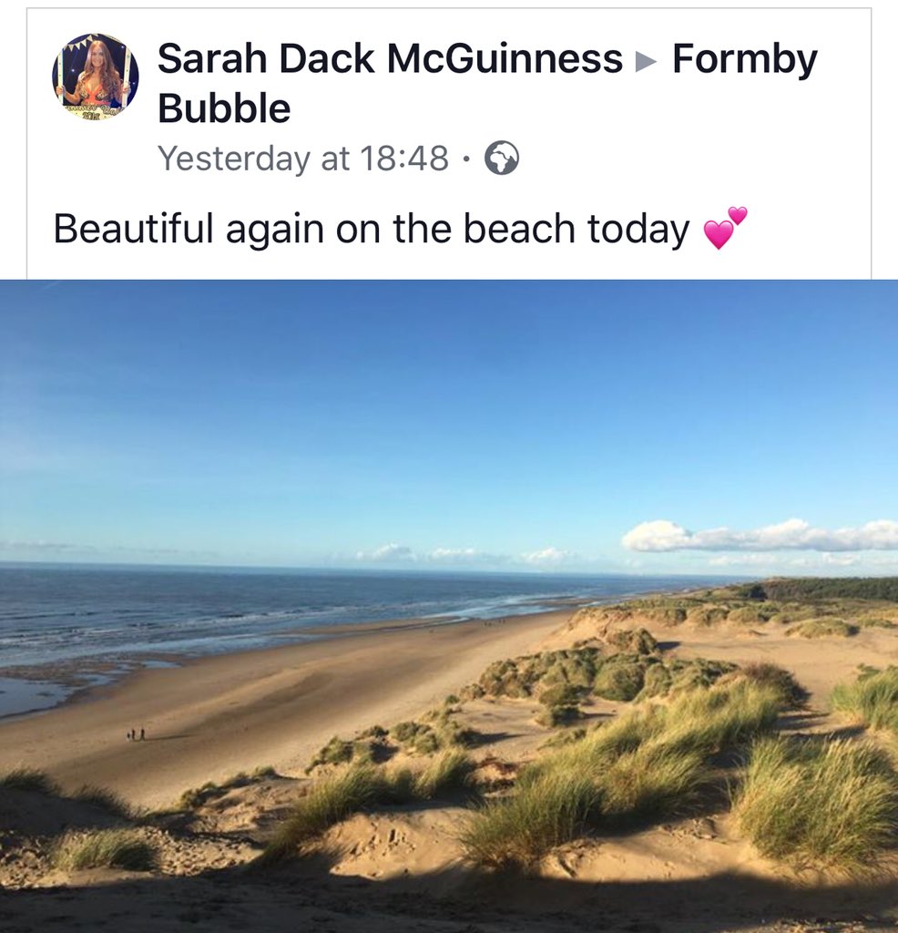 FormbyBubble's tweet photo. Good Morning on Monday 15th October. It’s just 6°C in #Formby It will be cloudy and misty with rain, which could be heavy. Lighter and patchier rain this afternoon. High Tide today is at 15:38 (7.83m). Have a great day! #FormbyPhotos #FormbyWeather https://t.co/yEUWKtrtV7