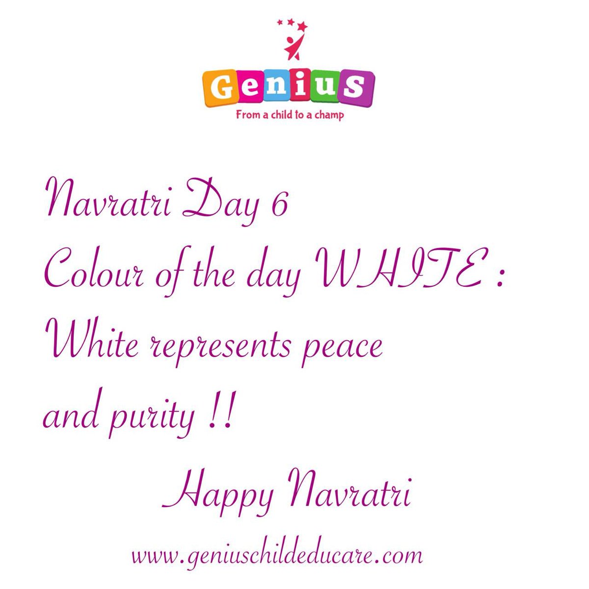 geniuschildedu's tweet photo. Happy Navratri 😊 https://t.co/RqlHidw8hX