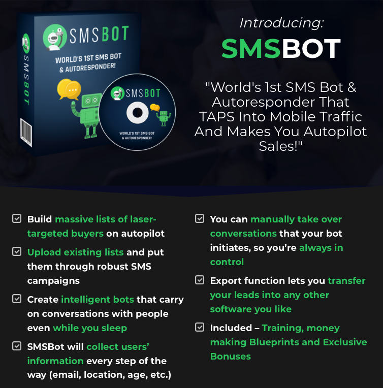 AarigoLive's tweet photo. World's 1st SMS Bot & Autoresponder That TAPS Into Mobile #Traffic And Generates #Leads And Sales! https://t.co/xX1kbjgMGF
#smsmarketing #smsbotpro #mobiletraffic #listbuilding #onlinemarketing #entrepreneur #smsbot #consultant #Coach #business #marketingstrategy #leadgeneration https://t.co/bTHdfW3Se3