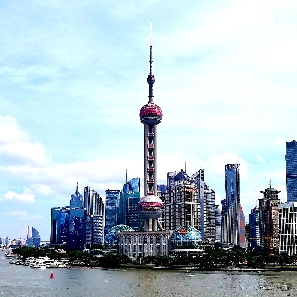 JonWroten1's tweet image. We fell hard for this beautiful city&apos;s whimsical and futuristic skyline. The Viking Orion is docked in the heart of downtown offering a spectacular breathtaking view from our stateroom balcony. #shanghai #PassageForTwo #AdventureOfALifetime #myvikingstory
