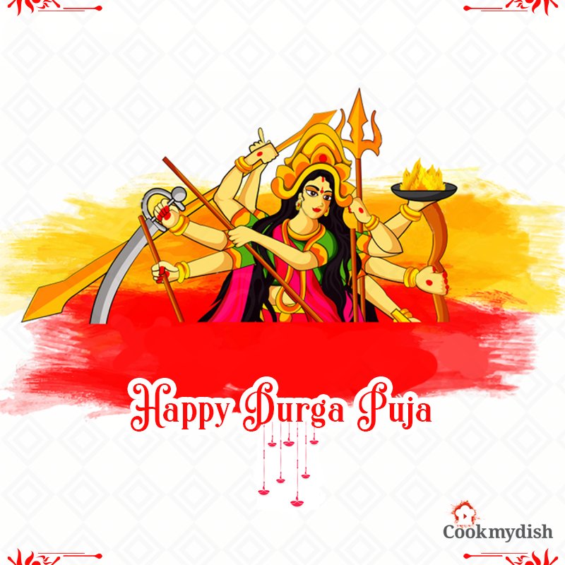 cookmydish's tweet photo. Wishing that Maa Durga blesses you and your family with happiness, joy and good health. Which lasts forever!
Learn the best recipe only on https://t.co/VWc7dMDd3O https://t.co/MygfELADBV