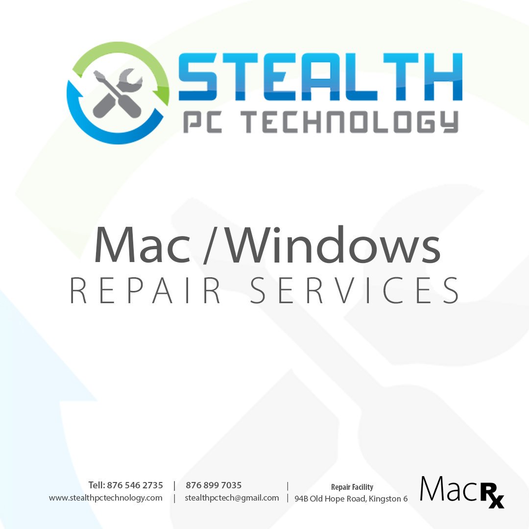 Stealth_PC_Tech's tweet photo. Mac computer repair / PC repair
#macbook #macbookpro #macbookAir #iMac #magsafe #laptop
#desktop #osx #microsftwindows #stealthpctechnology #stealthpctech #macrx #Jamaica https://t.co/NHYuBFG47j