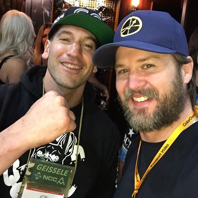 At home watching @thepunisher starring this dude right here... <a href="/jonnybernthal/">Jon Bernthal</a>. Was pretty cool meeting him at the SHOT show and finding out he’s a hunter. 
#thepunisher #marvel #punisher #jonnybernthal ift.tt/2CdVVDc