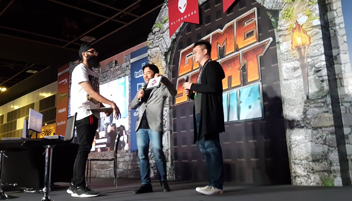 BandaiNamcoSEA's tweet photo. Thank you fans at #GameStart2018 stage for your support of #SOULCALIBURVI last Sat! We hope you've enjoyed Producer @achilles_Okubo sharing more about the game system and his views on the upcoming game. Support #SOULCALIBUR VI, avail on 19 Oct for #PS4, #XBoxOne & #Steam for #PC! https://t.co/rtexKQo6VA