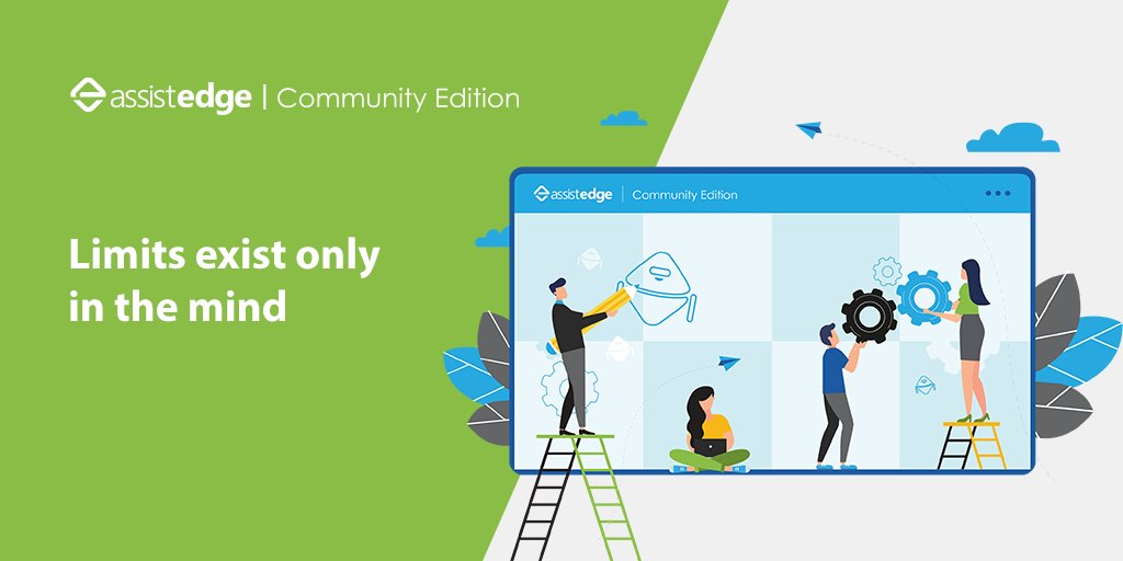 edge_verve's tweet photo. Go beyond your limits.
Guide yourself to kick-start your creativity with #AssistEdgeCommunityEdition.
Download here: https://t.co/xP3BGIAhn1
#MondayMotivation #AutomationBuiltForYou #RPA #Bots #Robots #Automation https://t.co/rpZwDg1VWL