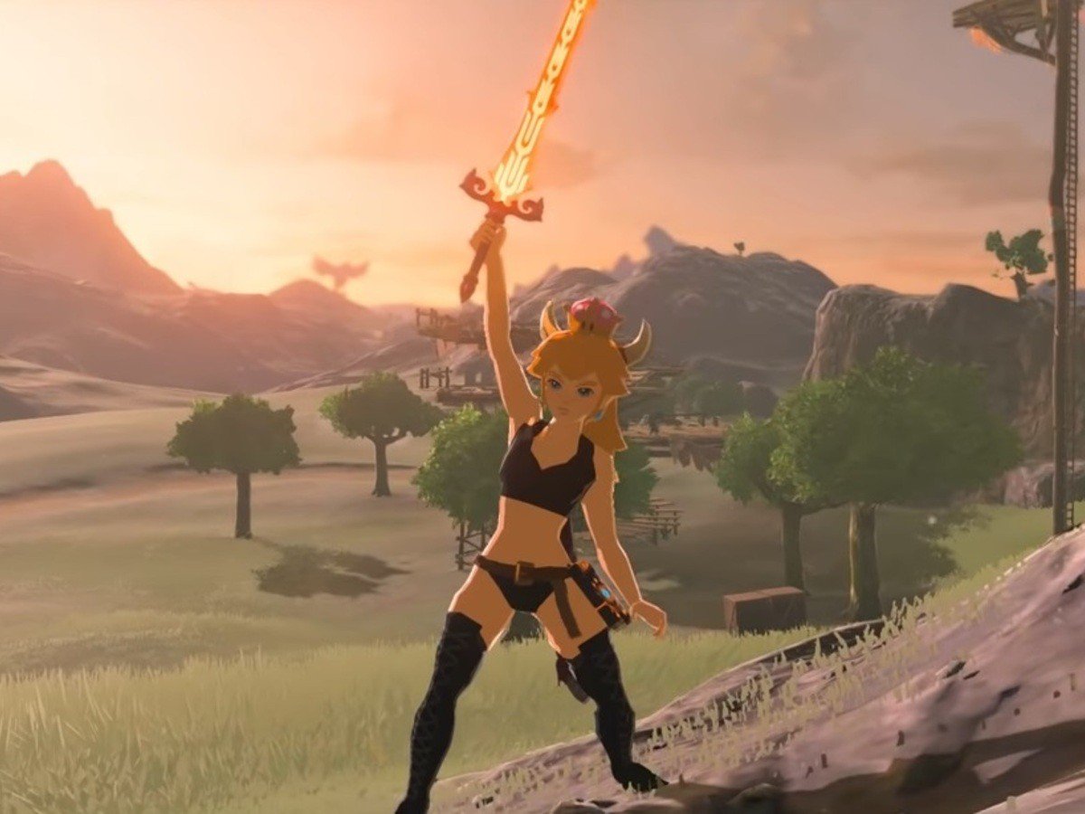 “Video: Legend Of Zelda: Breath Of The Wild Mod Adds Bowsette https