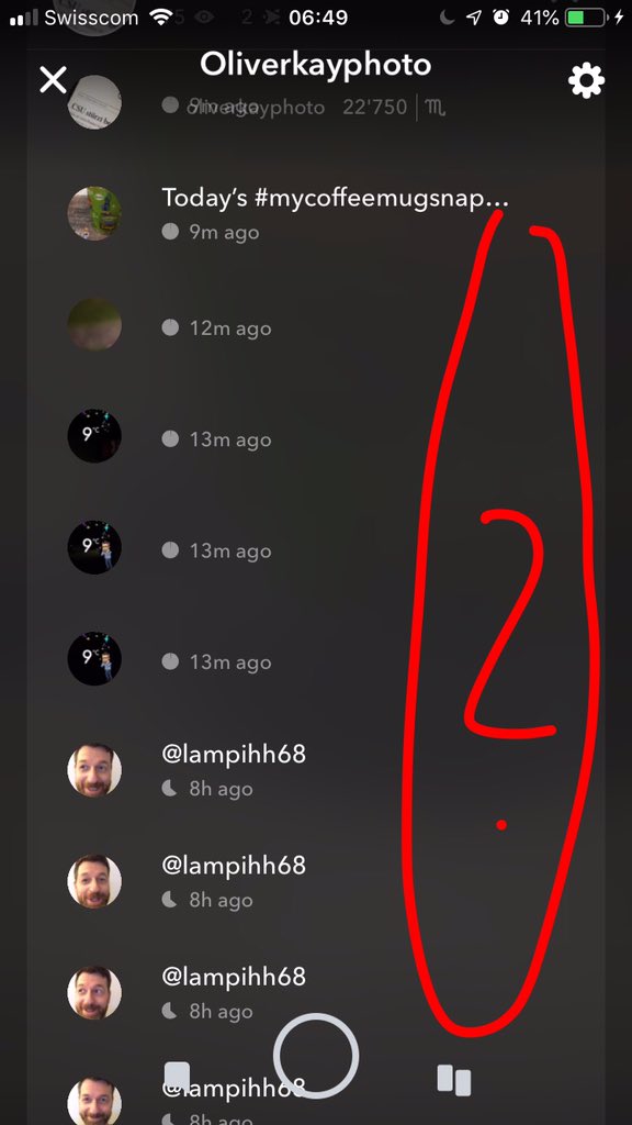 oliverkayphoto's tweet photo. Hey @Snapchat pls bring back the number of views and screenshota next to each single snap in the my story view. That’s not a change for the better, but only for changes sake... #snapchat #update #changeback #savesnapchat https://t.co/RNhbEBb7OS