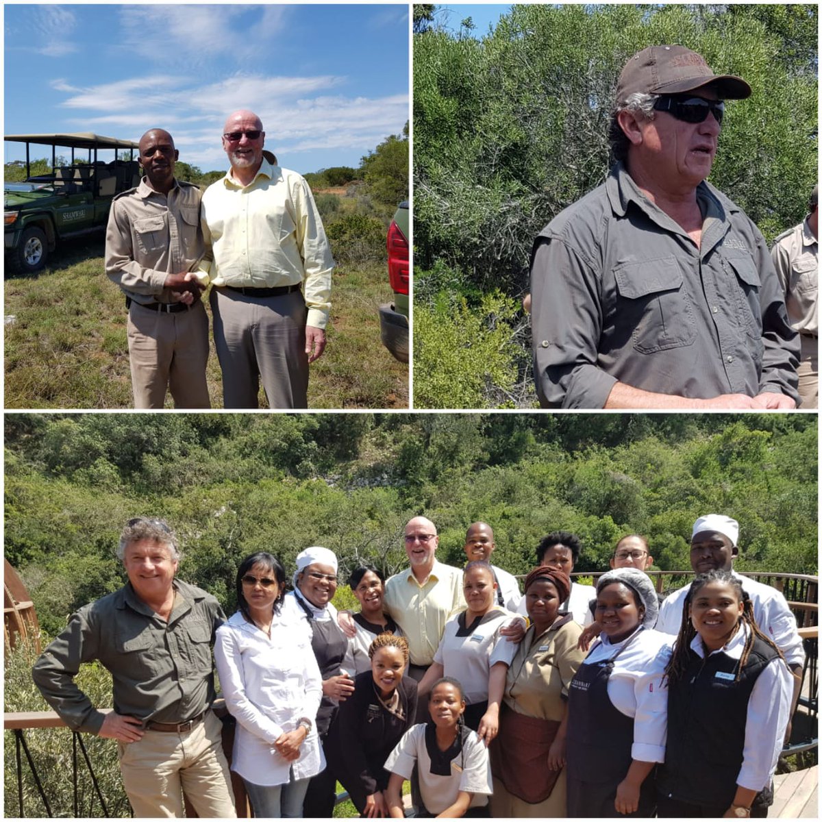 Derek_Hanekom's tweet image. At @ShamwariSafari yesterday morning. Great team, excellent informative game drive and conservation work that does our country proud!