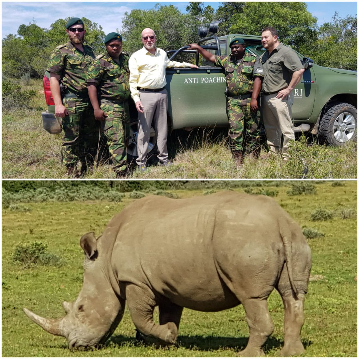 Derek_Hanekom's tweet image. The brave guys I  the Anti-Poaching unit at @ShamwariSafari who are doing a sterling job protecting our precious rhinos.