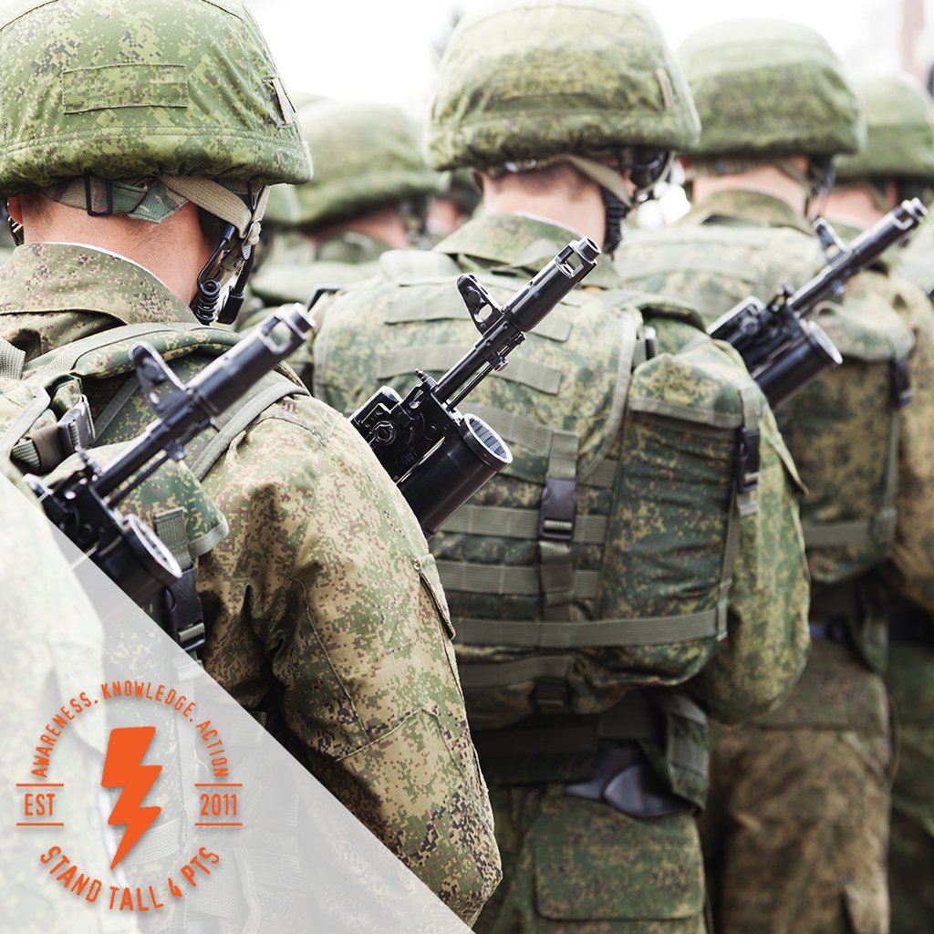 StandTall4PTS's tweet photo. Post-traumatic stress is an anxiety disorder that can develop after being involved in, or witnessing, traumatic events like warfare or serious accidents. Visit our website today and learn about our campaign and the ways you can support us. https://t.co/uu2l8rf9II https://t.co/fIcs1GSy4g