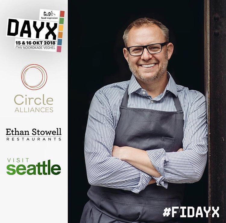 Met Visit Seattle e de makers naar de Food Inspiration DayX en ruim 1.600 andere foodprofessionals die naar @CHVNoordkade in Veghel komen om 2 dagen lang ondergedompeld te worden in de foodtrends en -ontwikkelingen van morgen. Celebrate Diversity! #FIDAYX #visitseattle