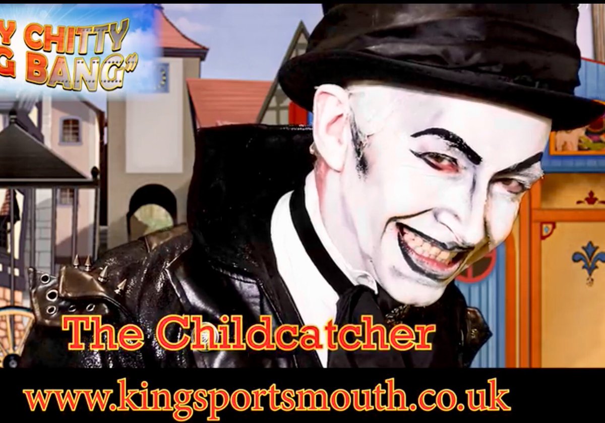 Childcatcher is on his way too..<a href="/PortsTheatre/">PortsmouthTheatre</a> @Musictheatresth #chitty50years