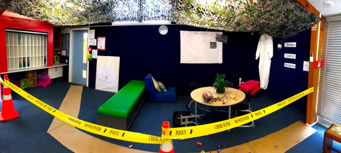 brendak80's tweet photo. I love my job!  Whetu CSI... using narrative to begin inquiry.  Such excitement and fun at school this morning.  Thanks @NathOnPoint for being our inspiration :) @kt_heaven @juliel_loft @Neil_NPS https://t.co/D2YymNbwD6