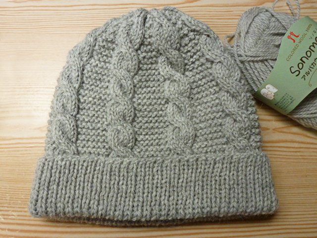 Chocolat8 On Twitter はじめての縄編み 編み目ガタガタだけど