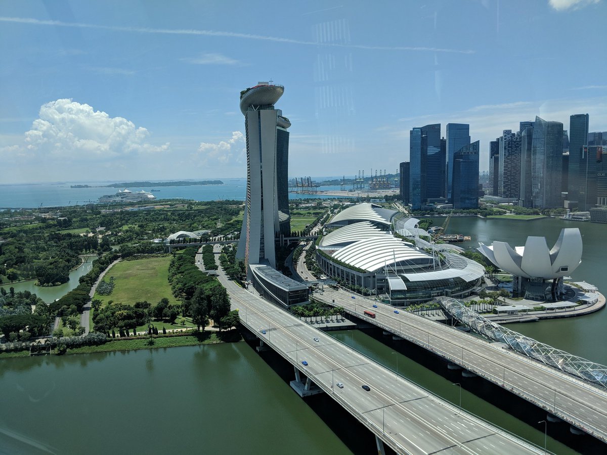 bell86_sarah's tweet photo. Stunning views from #SingaporeFlyer @VisitSingapore #Singapore #giddyheights #travel #loveaview https://t.co/7j3ADWxqoC
