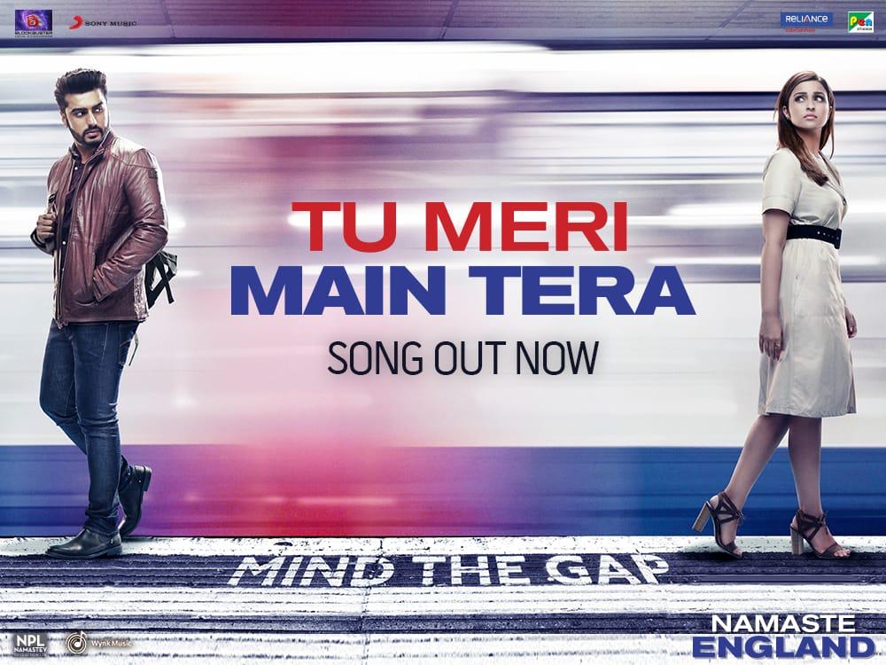 Review_DeDe's tweet photo. Enjoy your #Monday with new song #TuMeriMainTera from #NamasteEngland 😍

Click here to watch song 👇
https://t.co/TvzM965pf4

@ParineetiChopra @arjunk26 @NamasteEngFilm @iammannanshaah @Javedakhtarjadu @PenMovies @jayantilalgada @ErosNow 

Stay tune with #RDD app! https://t.co/AQ5Q57EtU1
