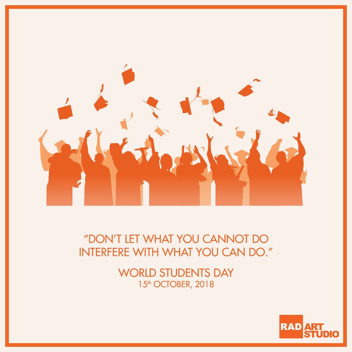 RADARTSTUDIO1's tweet photo. World students day!
.
.
.
#radartstudio #artoftheday #brandidentity #branding #creatives #designers #art #font #graphic #icon #logo #instaart #fineart #illustration #sales #print #marketing #pattern #designereye #agencylife https://t.co/cNHKlfxync