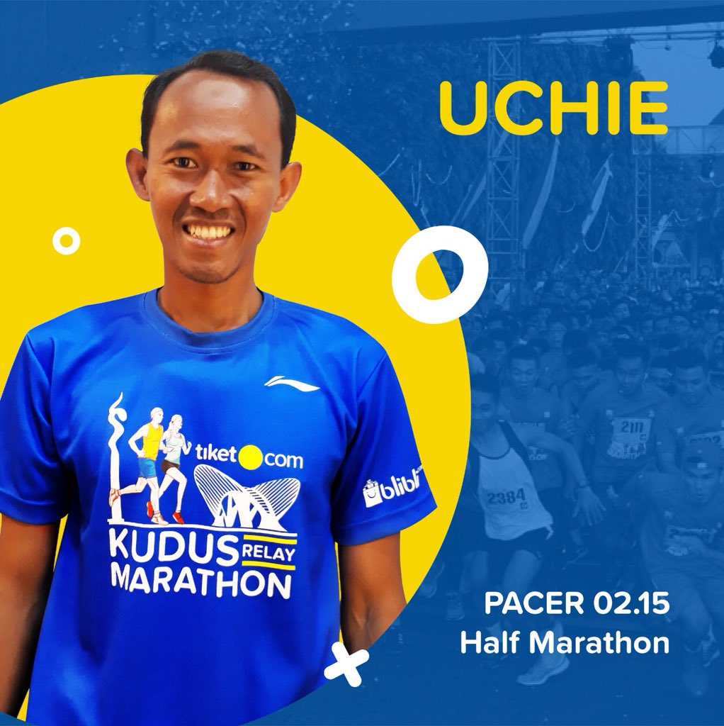 tkrm2018's tweet image. Hi Runners, mau berlari mencapai targetmu? Panitia TKRM menyediakan pacer agar para pelari bisa mencapai waktu terbaiknya. Adapun grup pacer yang tersedia yakni:
Half Marathon waktu finis 2.15 (average pace 6:24)
