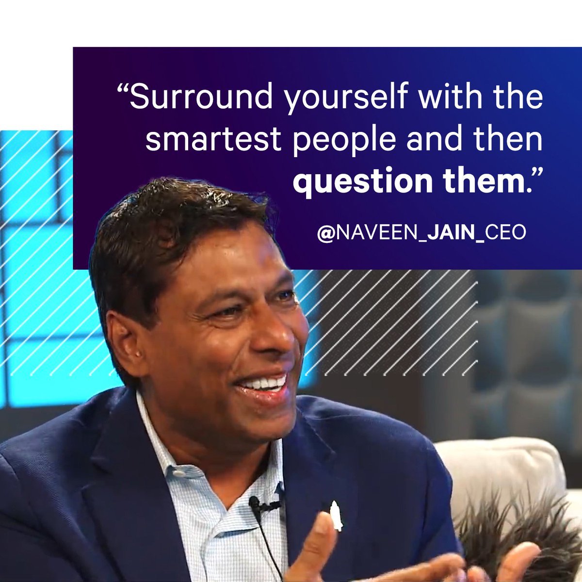 Naveen_Jain_CEO's tweet photo. Never lose your intellectual curiosity. Find the smartest people and learn everything you can. The world is full of endless opportunities and ideas, if we just stay curious.

#MondayMotivation https://t.co/LWmnmRE00d