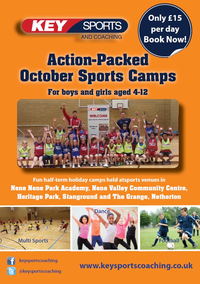 Keysportscoach's tweet photo. October Half term Sport, Football, Dance and Gymnastics Camps for children aged 5-12 years 

Only a week to go Book NOW! https://t.co/ASWOlOoIB4

@ChromaSport @ChromaSchool @Nethertonunited @Nethertonfemale @PFSDFUK @NVPSFriends @icasportsyouth @ICASportsLadies @PDJALUK please RT https://t.co/yOH6RelawQ