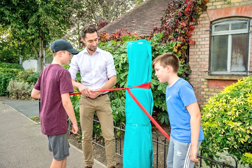 Thank you <a href="/SadiqKhan/">Sadiq Khan</a> for our two new water fountains to go in Lewisham’s parks! We’re proud to support the #OneLess campaign to reduce single use plastics. 💦