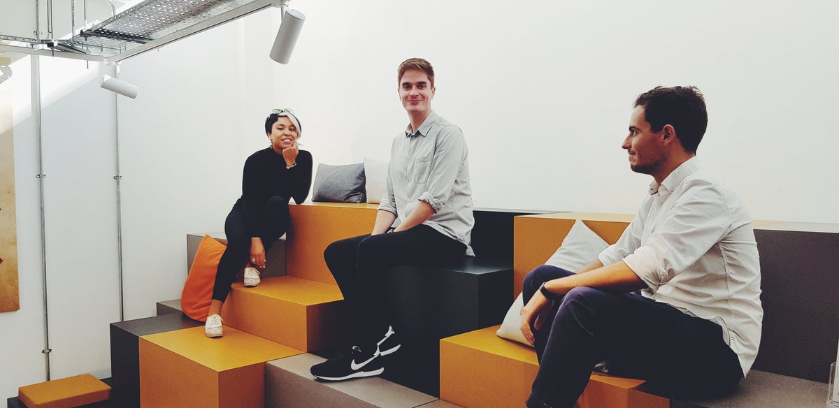 day2_interiors's tweet image. Testing on of @workagileuk&apos;s most popular pieces HuddleBox - and also the small golfing area by The Shack! 😊

#HuddleBox #TheShack #OfficeDesign #OfficeFurniture #Clerkenwell #Londomn #BritishDesign