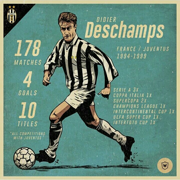 Happy Birthday to Juventus Legend and France Manager, Didier Deschamps . 