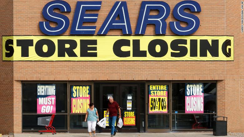 CNN's tweet image. Sears, the once-dominant retail chain that changed how Americans shopped and lived, has filed for bankruptcy cnn.it/2CLlRHp