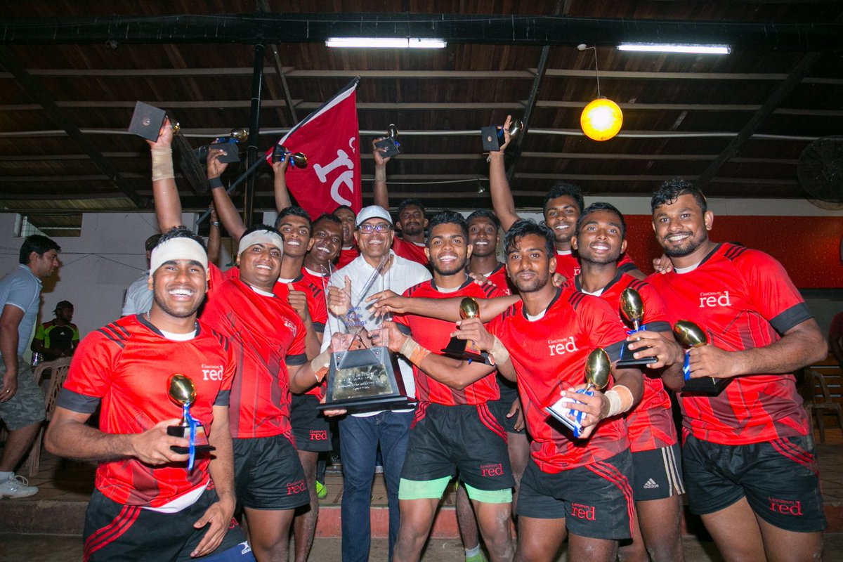 CinnamonRedC's tweet photo. Cinnamon Red Become Champions at John Keells Inter-Company Rugby 7’s 2018
Cinnamon Red Colombo claimed the coveted championship title at the John Keells Inter-Company Rugby 7s tournament, held on 13th October 2018 at the CR&amp;FC grounds.  #CRedStaff #CinnamonRed #ColomboHotels https://t.co/jQrAMlw2Zz
