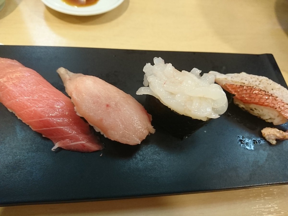 如月 すしざんまい 〆は 握りじゃ 中トロ ビントロ 白エビ 炙り金目 T Co Gabgphsicz Twitter