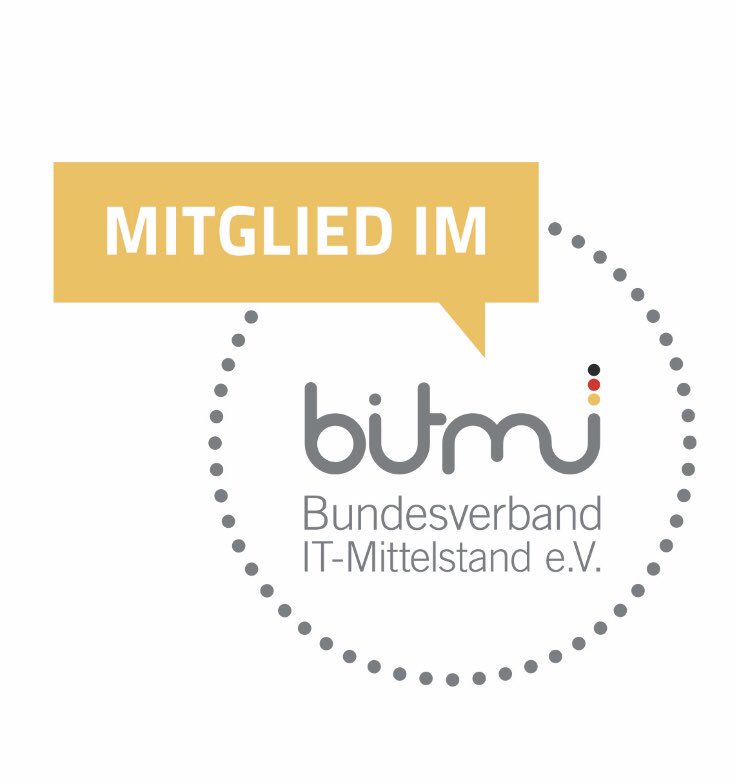 GmbhPlan4's tweet photo. Seit 01.10.2018 sind wir neues und stolzes Mitglied im Bundesverband IT Mittelstand .... #bitmi #netzwerk #gütesiegel https://t.co/qmw8FfkSHX