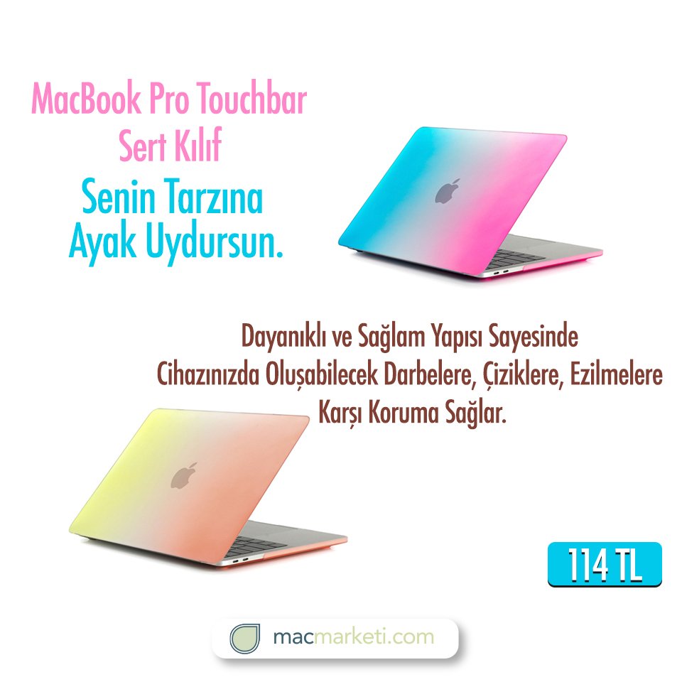 MacBook Pro Touch Bar Sert Kılıf... Senin tarzına ayak uydursun!

macmarketi.com

#apple #macmarketi
