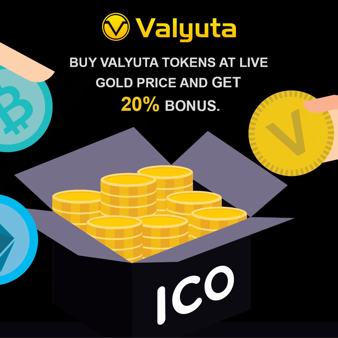 ValyutaICO's tweet photo. GET 20% BONUS FOR VLT TOKENS
* Buy VLT Tokens at LIVE Gold Price. 
* 1 VLT = Current Price Of 1 Gram Gold
Join Valyuta- Gold-backed cryptocurrency today: https://t.co/nWCaGgj7ds 

#Valyuta #ValyutaICO #ValyutaIO #TokenSale #ICO #cryptocurrency #digitalassets #investments #gold https://t.co/t6PVcuQGfv