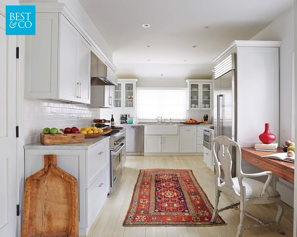 There’s nothing more rewarding than a well designed kitchen! Custom cabinetry, a farmhouse sink, and beautiful light wood floors are the ingredients to an awesome space.