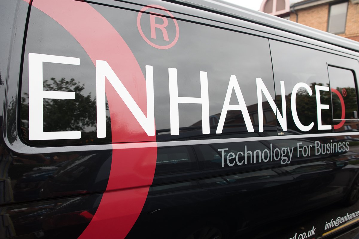 EnhancedPoole's tweet photo. The Enhanced van is all packed and ready for our next @iTSHOWCASE event. We'll be exhibiting at the Emirates Stadium tomorrow in London, pop by and meet our Business Development Manager, Simon Green and Solutions Technical Manager, Phil Moorey. #accessdimensions #ERP https://t.co/vL7o3bGWHD
