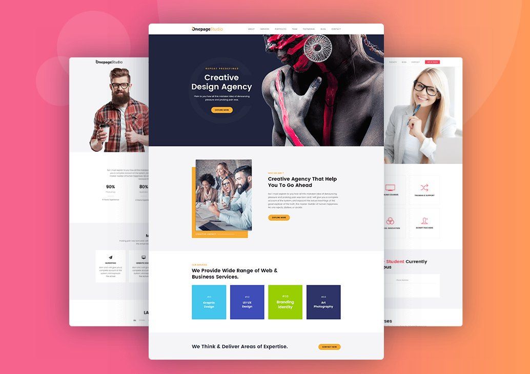 creata_studio's tweet photo. Save your time!! Create Stunning Website in minutes. For any business or industry using hundreds of amazing ready made design effects #OnePageStudio is what you need.Ready Demos Available for #DesignAgency #ELearning #Gym #Restaurant #SEOMarketing. Buy Now https://t.co/yxQgb2dlKm https://t.co/29JSt8wyTW