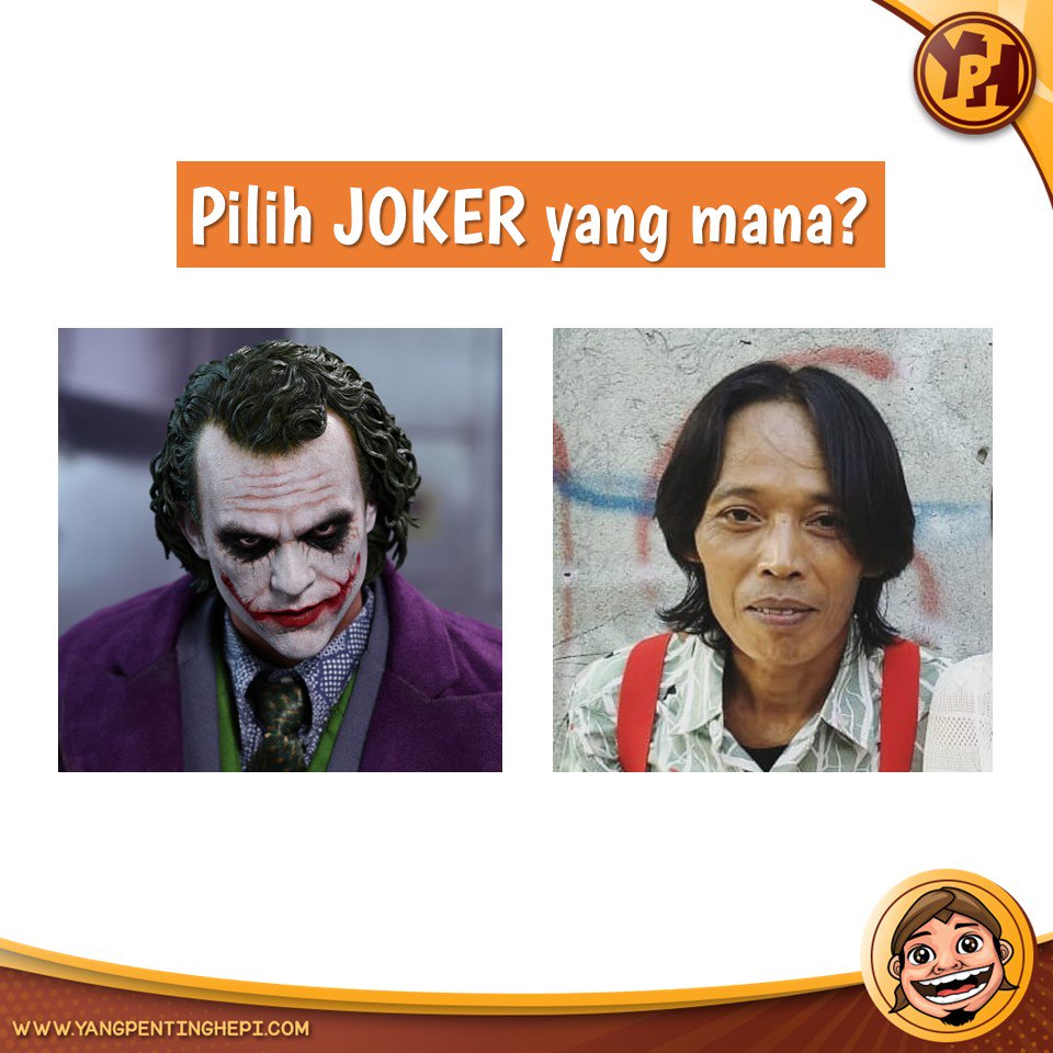 Yang Penting Heppiii Mau Pilih Joker Yang Sebelah Yang Penting Heppiii Mau Pilih Joker Yang Sebelah