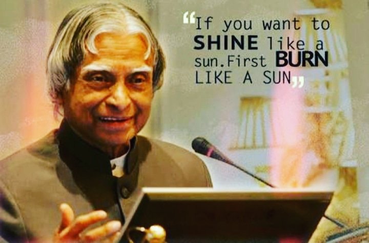 If you want to SHINE like a Sun. Fist BURN  like A SUN \" ji    