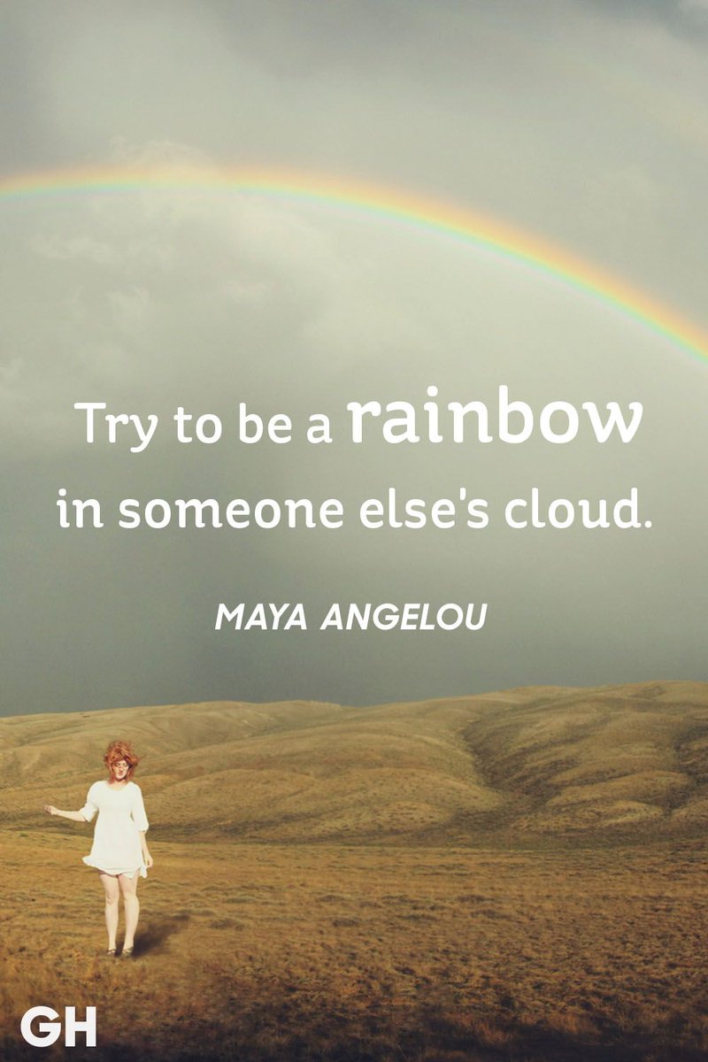 Good morning #Ely here's a lovely bit if #MondayMotivation for you.  Will you be someone's rainbiw this week?