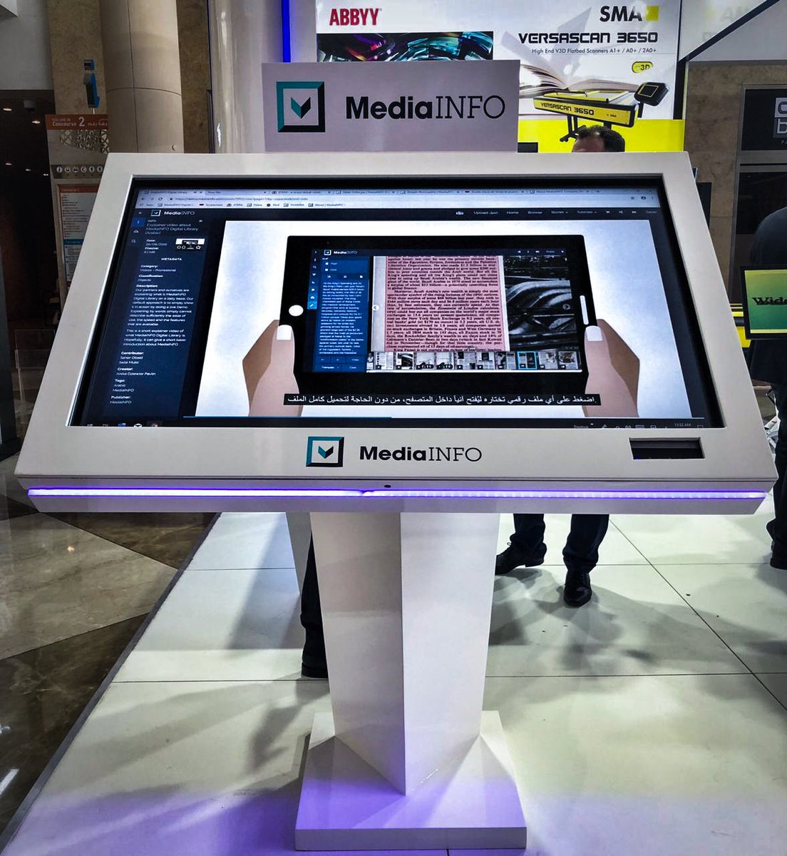 MediaINFO_DL's tweet photo. Our first day at @GITEXTechWeek 2018 was great. Come and meet us, we are at @ForeFrontTec stand in @DubaiWorldTrade Concourse 2 No. CC2-32 and CC2-34. https://t.co/wr2DRnT5M7