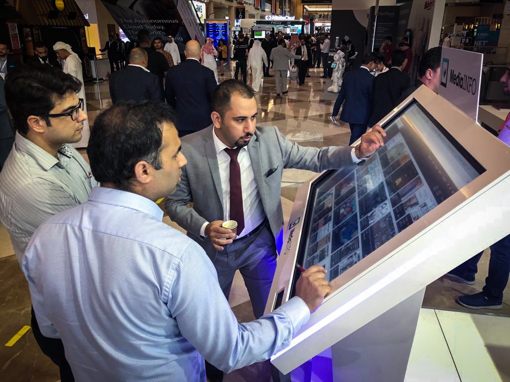 MediaINFO_DL's tweet photo. Our first day at @GITEXTechWeek 2018 was great. Come and meet us, we are at @ForeFrontTec stand in @DubaiWorldTrade Concourse 2 No. CC2-32 and CC2-34. https://t.co/wr2DRnT5M7