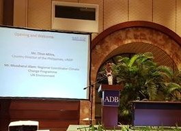 UNDPPH's tweet photo. This morning, UNDP Country Director Titon Mitra opens the National Adaptation Global Support Programme Regional Training Workshop to start the steps towards implementing #climatechange adaptation measures in collaboration with Developing Countries and African Countries #SDG13 https://t.co/82Bu5yVrwh