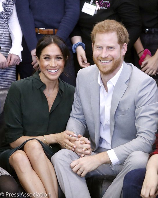 DpiHW41WkAAZC7O?format=jpg&name=small Príncipe Harry e Meghan Markle vão ser pais